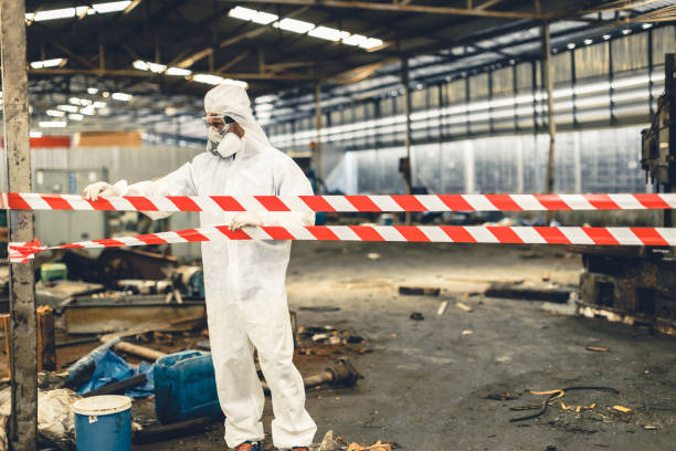 Professional Biohazard technician working in Paradise Valley, AZ